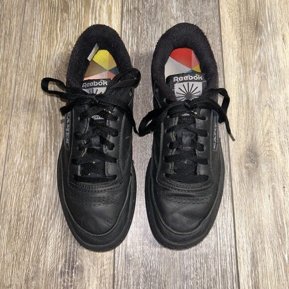 Reebok Club C 85 x Eames House Black GY1067 Men’s US Size 7 Sneaker Shoes - Picture 4 of 11